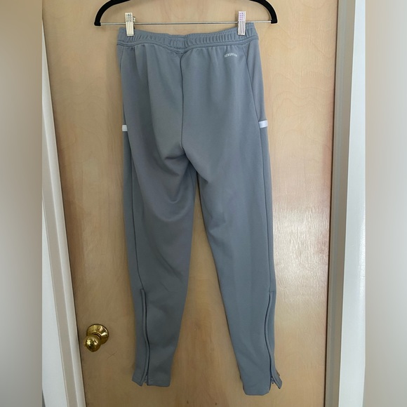 Adidas gray warm up pants size small - Picture 2 of 3
